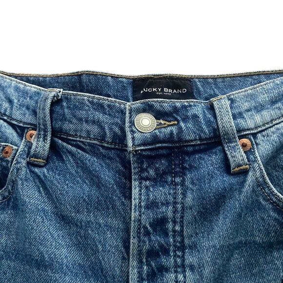 LUCKY BRAND Drew Mom Women’s Jeans Embroidery Butterfly Size 26 High Rise Taper - Picture 3 of 10
